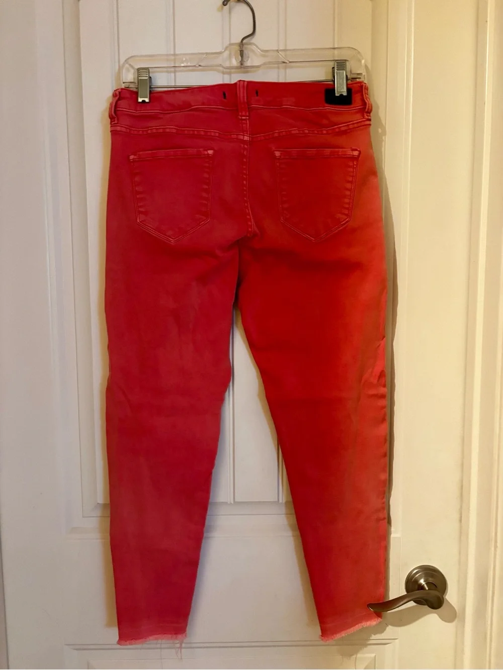 Dear John Coral Pink Ankle Skinny Jeans